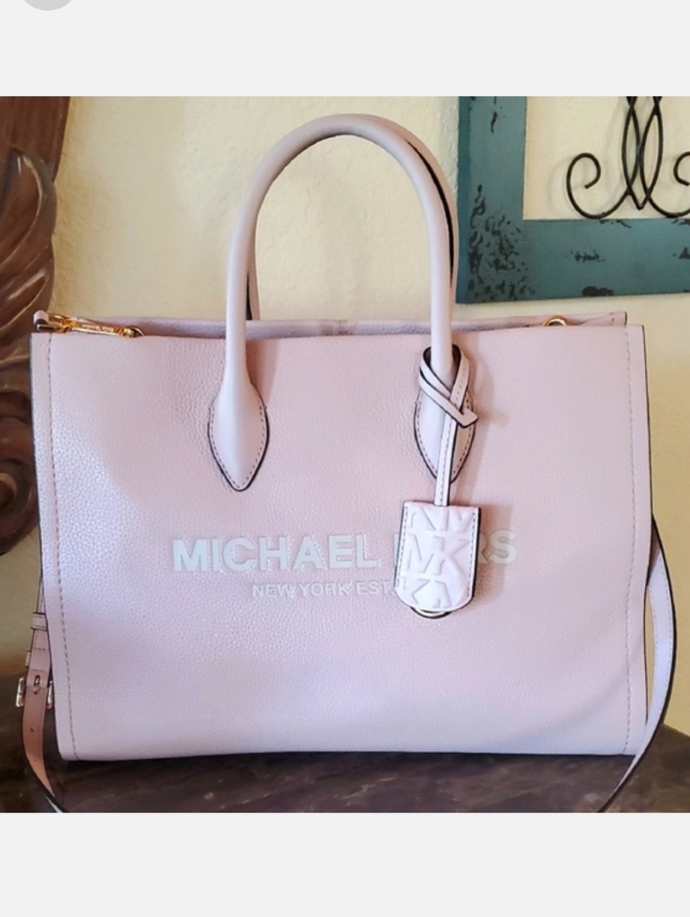 NWT Michael Kors Mirella Tote Baby Pink